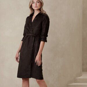 Banana Republic Dark Brown Suede Dress